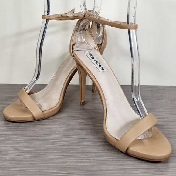 Steve Madden Stecy Sandal, Natural, Womens Size 10 - Picture 4 of 12